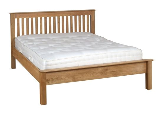 Nimbus Oak Slatted Bed - Sizes Available