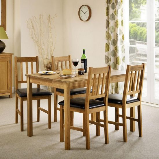 Coxmoor Oiled Oak Dining Chair (Sold in Pairs)
