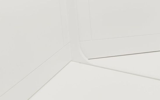 Newport White 4 Seater Corner Dining Set