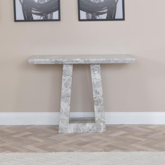 Milan Grey Marble Console Table