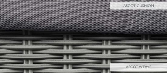 Maze Ascot Grey Rattan Garden Sun Lounger Set