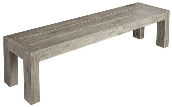 Alexander Rose Old England Grey Garden Dining Bench