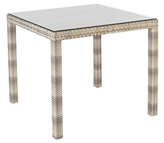 Alexander Rose Ocean Pearl Fiji Square Garden Dining Table - 80cm