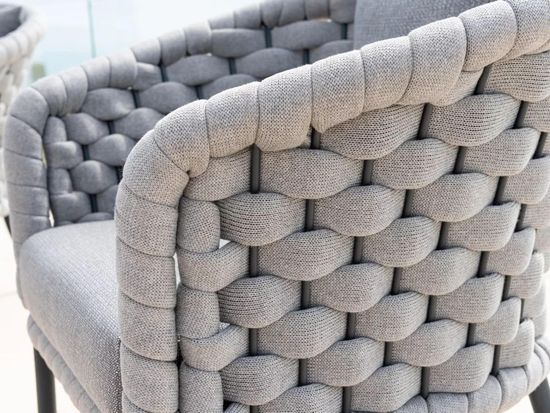 Alexander Rose Cordial Luxe Light Grey Garden Lounge Chair