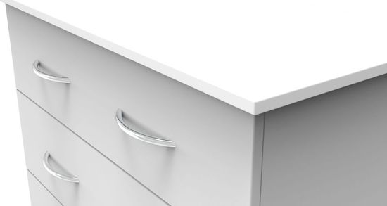 Avon White 4 Drawer Chest