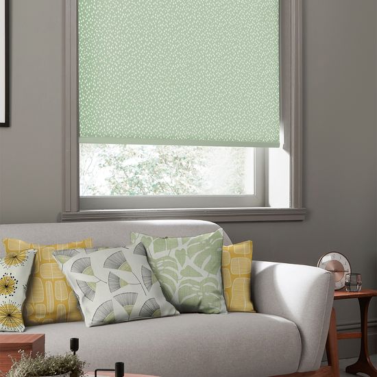 MissPrint Chimes Pistachio Roller Blind