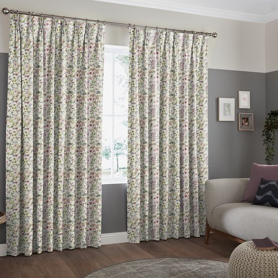 Giles Fuchsia Curtain