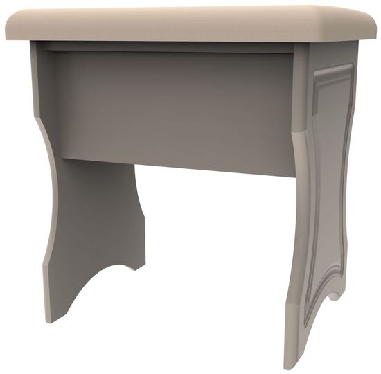 Haworth Cashmere Padded Dressing Stool