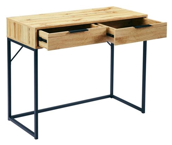 Bali Oak 2 Drawer Dressing Table