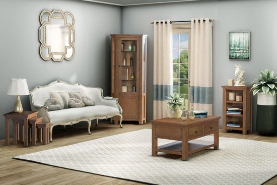 Original Rustic Oak Small Bookcase