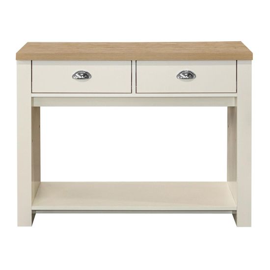 Highgate Cream Painted 2 Drawer Console Table