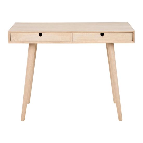 Century Oak 2 Drawer Writing Desk