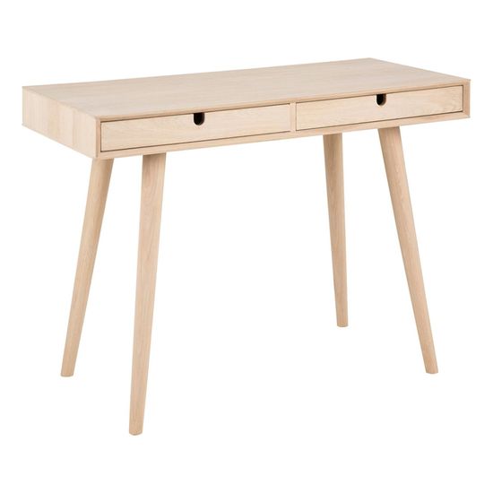 Century Oak 2 Drawer Writing Desk