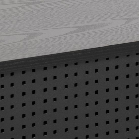 Angus Black Melamine 1 Door TV Unit