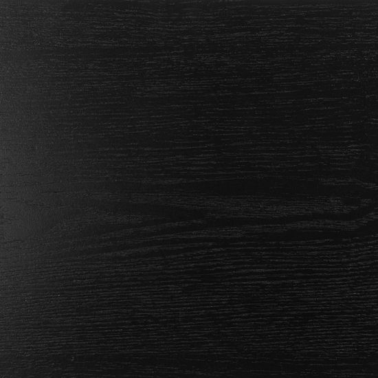 Angus Black Melamine Open Bookcase