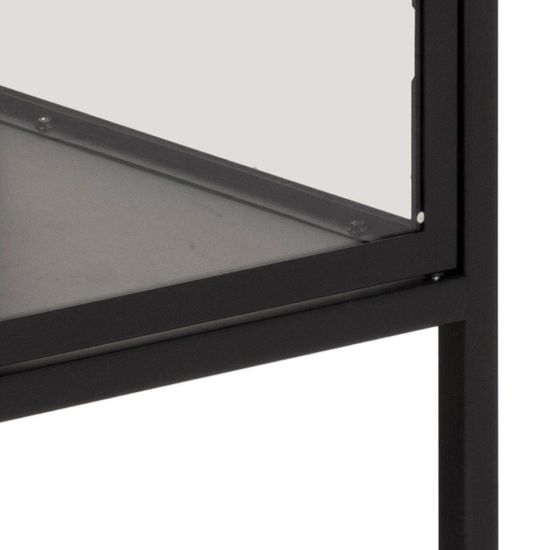 Newcastle Black 2 Door Display Cabinet