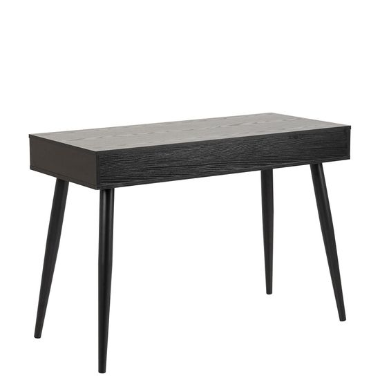 Neptun Black 3 Drawer Office Desk