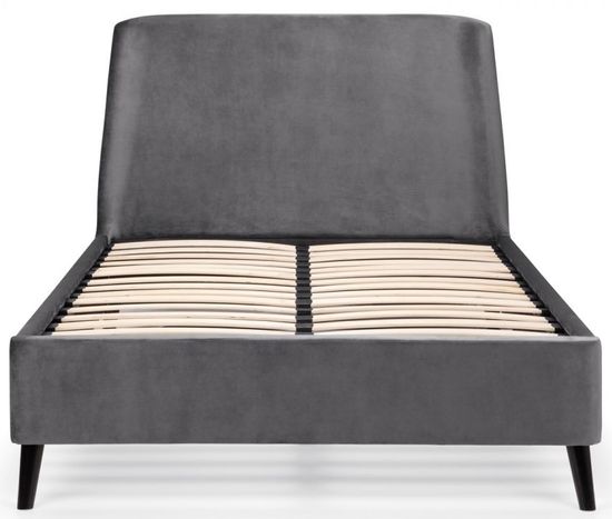 Frida Grey Fabric Bed - Sizes Available