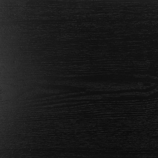 Seaford Black Melamine and Metal 1 Drawer Bedside Table