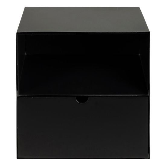 Joliet Black 1 Drawer Bedside Cabinet