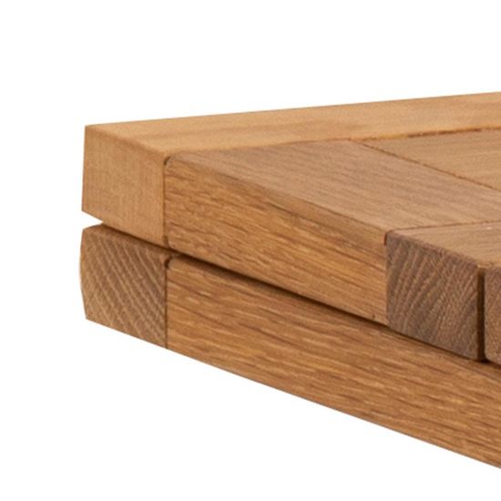 Kenley Oak 2 Seater Drop Leaf Dining Table - 45cm-90cm