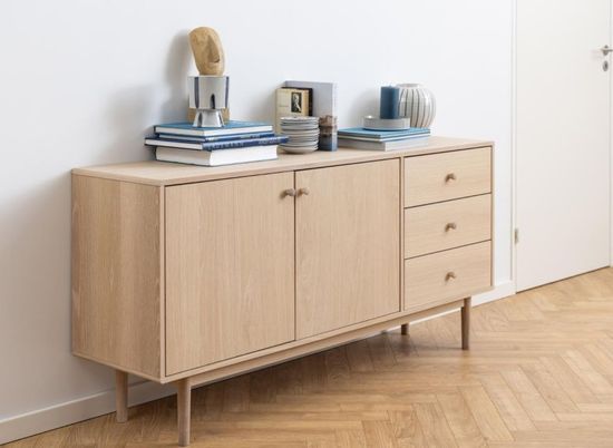 Aston Oak 2 Door Large Sideboard - 160cm