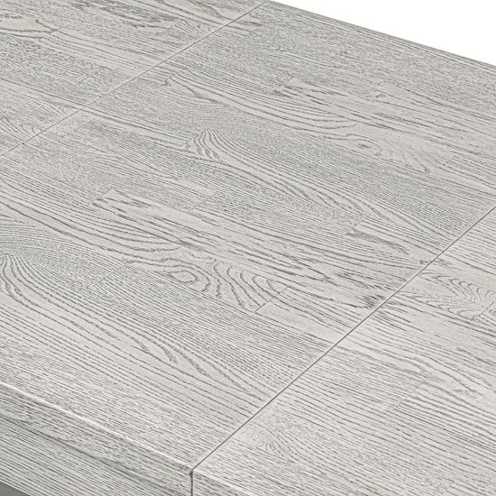 Amsterdam Grey Washed Oak 6-8 Seater Extending Dining Table - 160cm-210cm