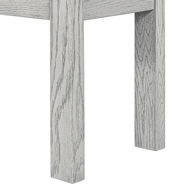Amsterdam Grey Washed Oak Dining Bench