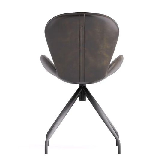 Clearance - Aleah Bottle Green Leather Dining Chair - Brand New Item