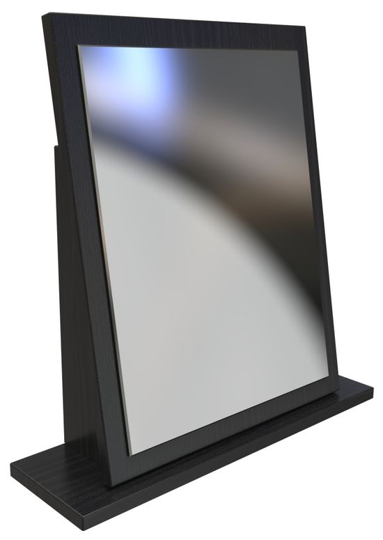 Black Ash Small Dressing Mirror