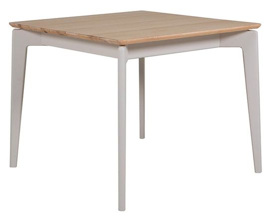 Vida Living Marlow Cashmere Oak Dining Table, 90cm Seats 2 Diners Square Top