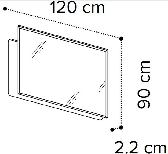Modum Armonia Italian Silver Birch Wall Mirror