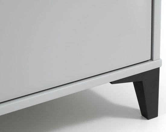 Lakers Grey 6 Drawer Wide Chest