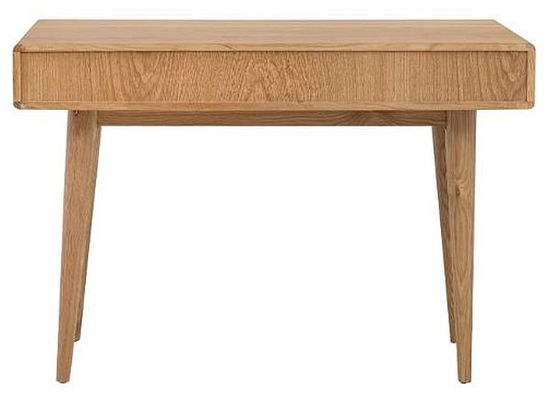 Jenson Oak 1 Drawer Writing Desk