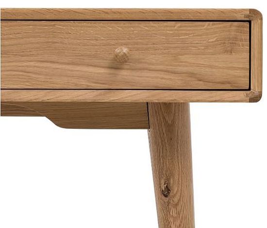 Jenson Oak 1 Drawer Writing Desk