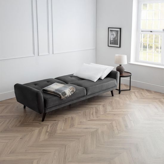 Monza Grey Fabric Sofabed