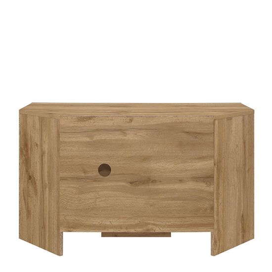 Compton Oak Effect 1 Door Corner TV Unit