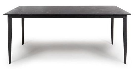 Amalfi Black Marble Effect 6 Seater Dining Table