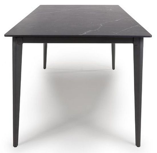 Amalfi Black Marble Effect 6 Seater Dining Table