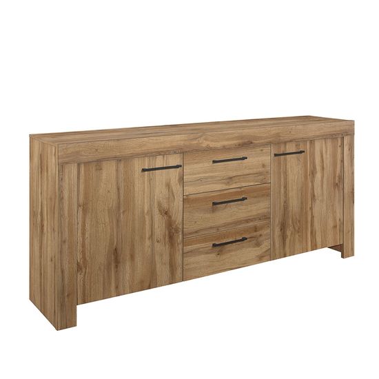 Compton Oak Effect 2 Door Extra Large Sideboard - 200cm