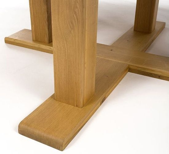 Madrid Oak 6 Seater Round Dining Table