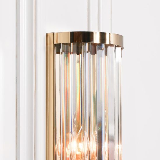 Arriba Gold Wall Light - 55cm