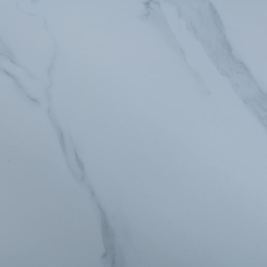 Merlin 8 Seater White Ceramic Dining Table with Black Cross Base - 180cm