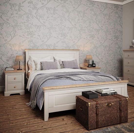 Cromwell Grey Painted Bed - Sizes Available