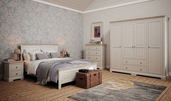 Cromwell Grey Painted Bed - Sizes Available