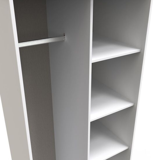 Pixel White Bookcase