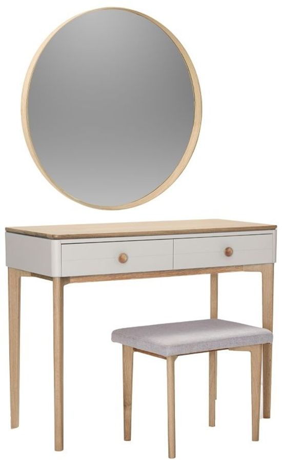 Vida Living Marlow Cashmere Oak Dressing Table