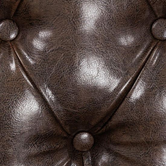 Chesterfield Antique Brown Armchair