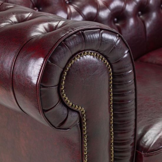 Chesterfield Oxblood Red 3+2 Seater Sofa