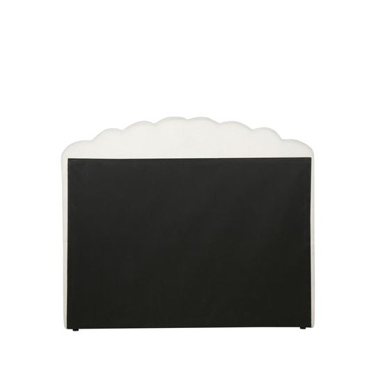 Monaco White Fabric Ottoman Storage Bed - Sizes Available